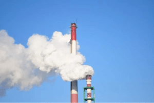 Industrial smoke is contributing Global Warming